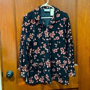 Vintage Floral Button Down